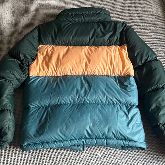 Cotopaxi Solazo Orange and Teal Down Puffer Jacket - Picture 11 of 12